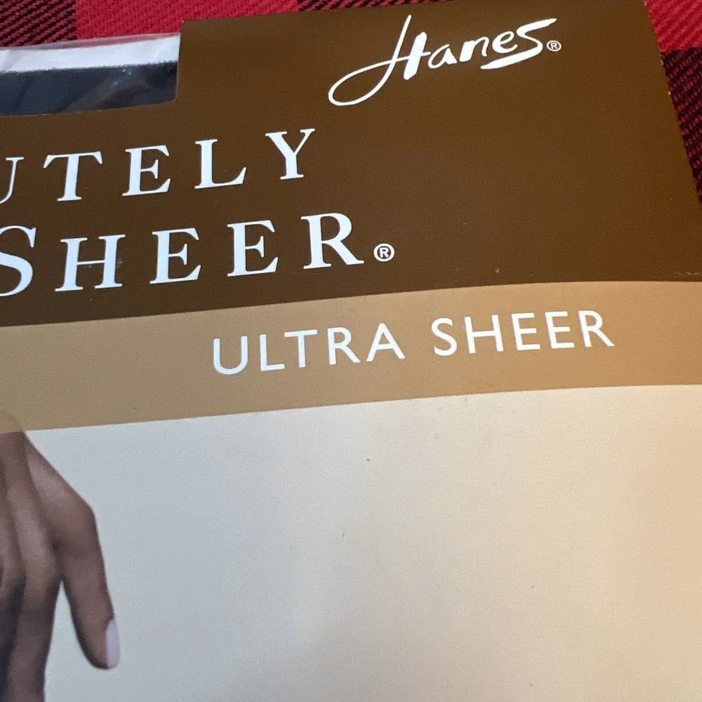 Hanes Absolutely Ultra Sheer Control Top Sandalfoot Sz C Pantyhose‎ 707 Jet